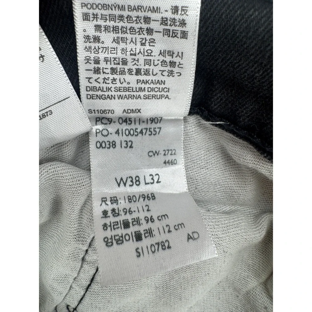 Levi's 511 Slim Men's Jeans Native Cali Black Wash‎ 38x32 EdJ VNTGE